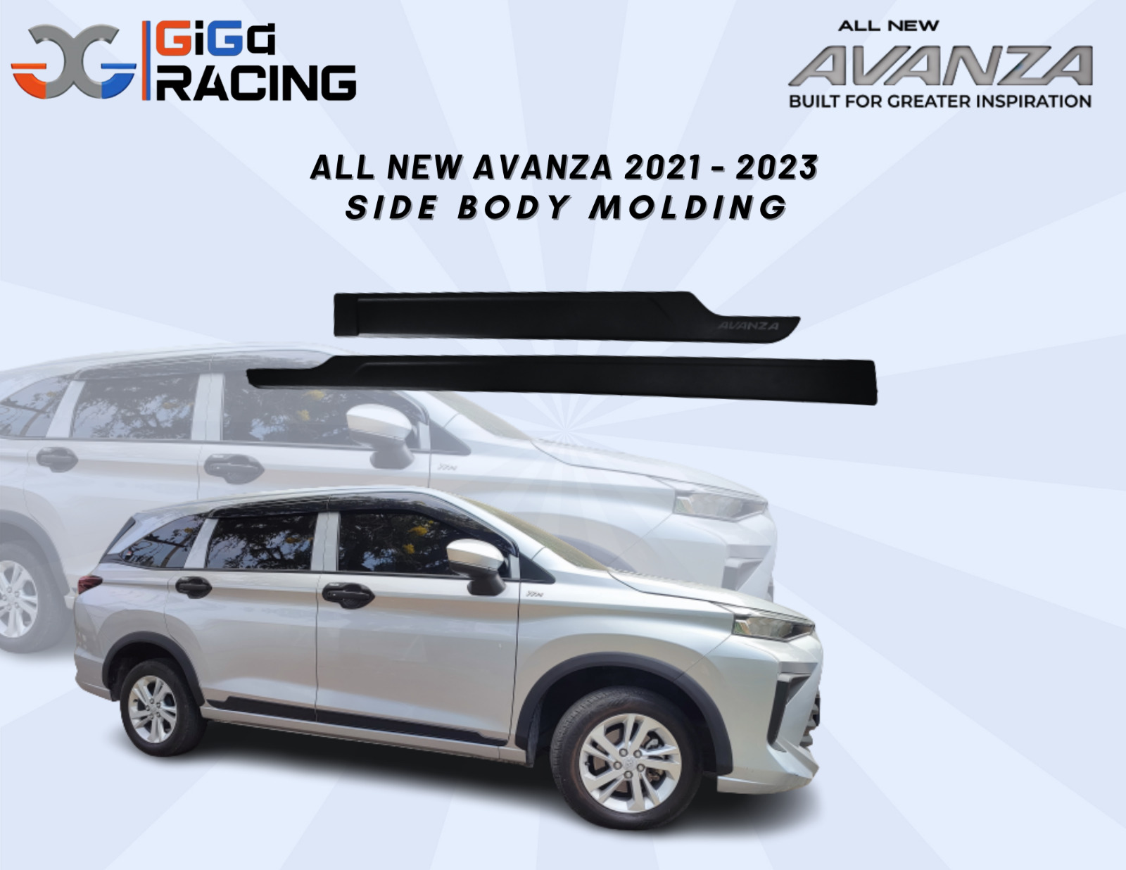 side body molding all new avanza